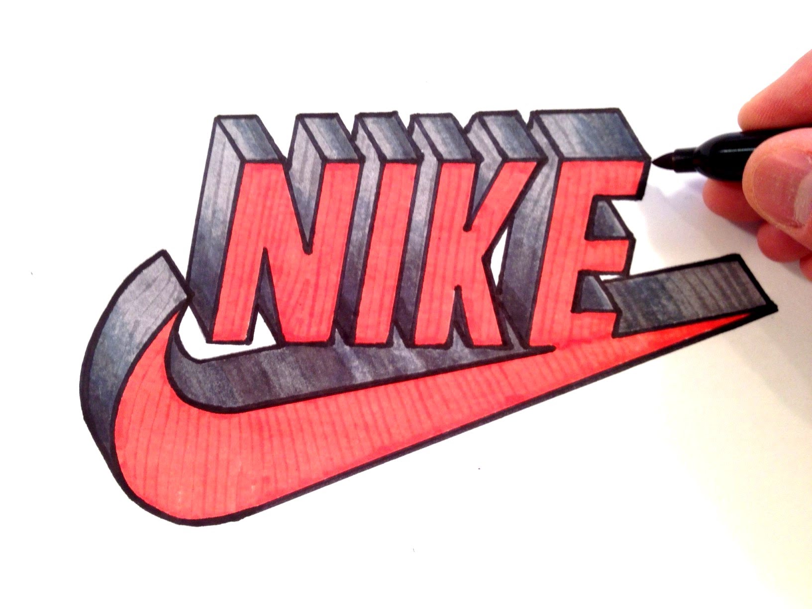 How To Draw A Nike Sign ~ Nike Drawing At Getdrawings | Graprishic