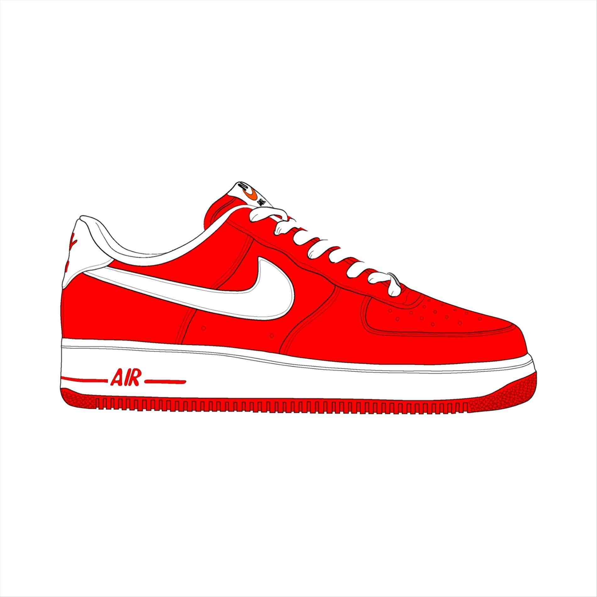 Shoes Drawing Images : Nike Drawing Jordan Air Sneakers Shoes Cartoon ...