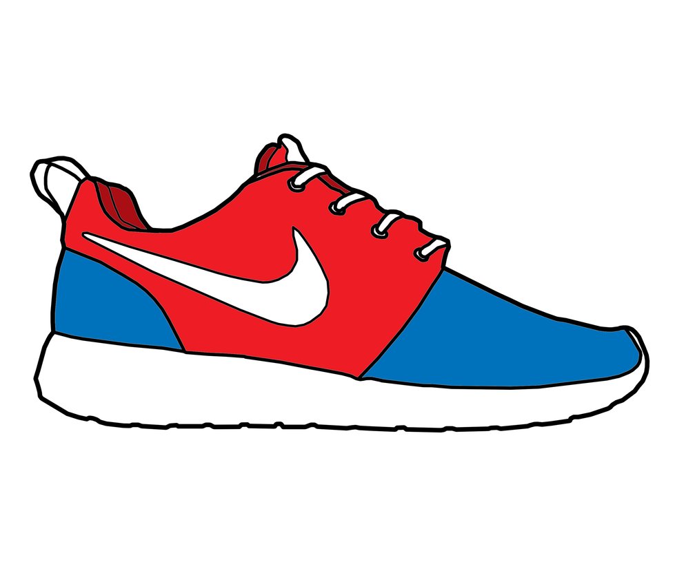 Nike Shoes Drawing at GetDrawings | Free download