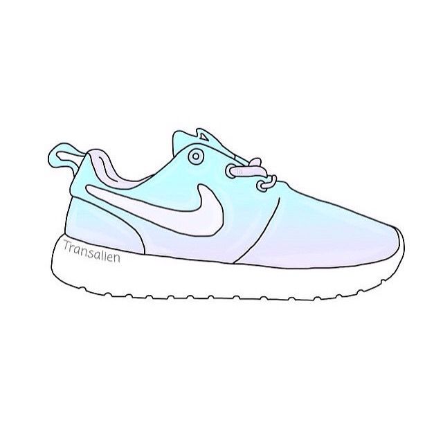 640x614 Nike Roshe Run Drawing