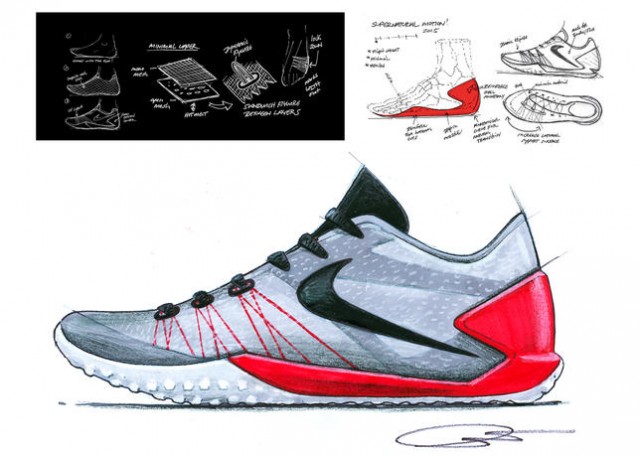 640x457 Nike Hyperchase James Harden Shoe Tony Hardman Sketches Designer