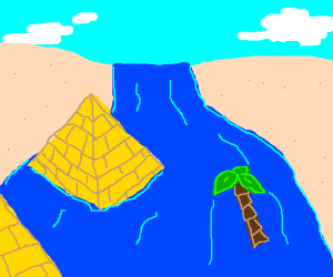 Nile River Drawing at GetDrawings | Free download