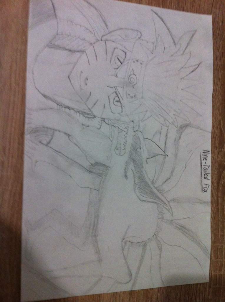764x1024 Nine Tails Drawing Naruto Amino