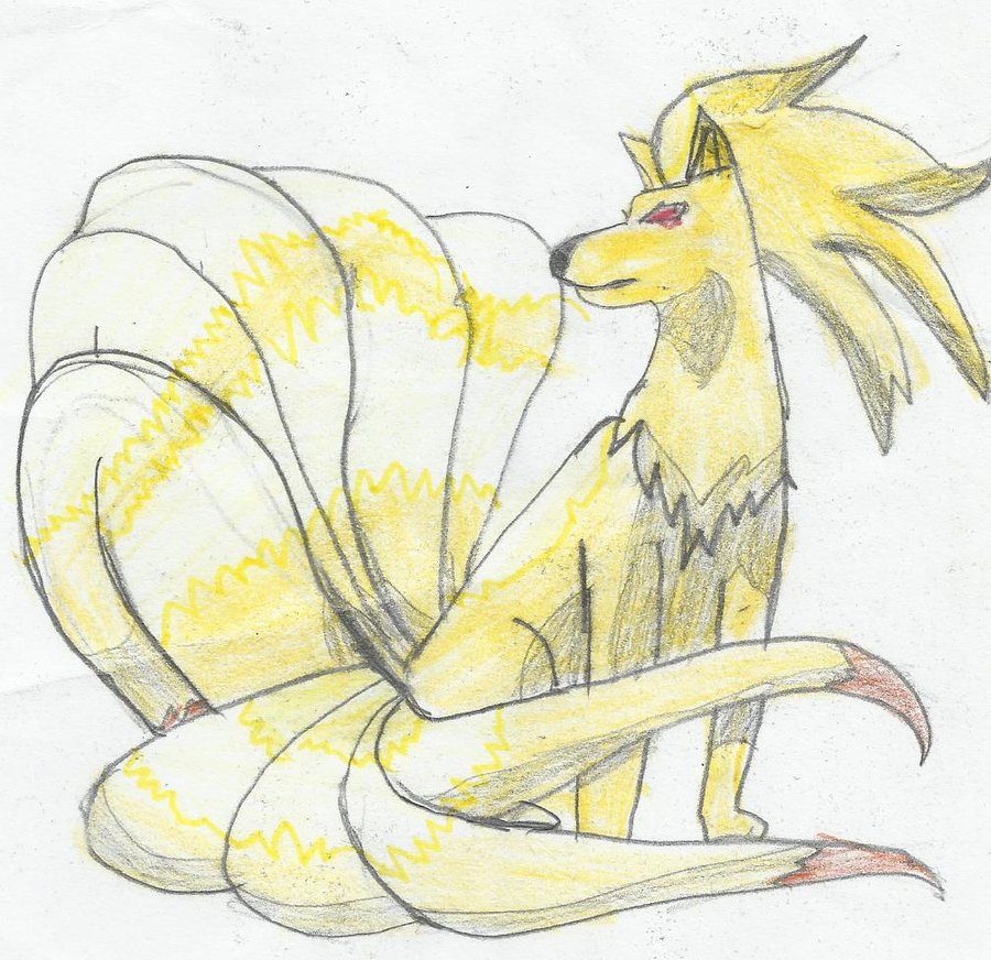 900x872 Pokemon Drawing Of Ninetails By Thecupcaketurtle