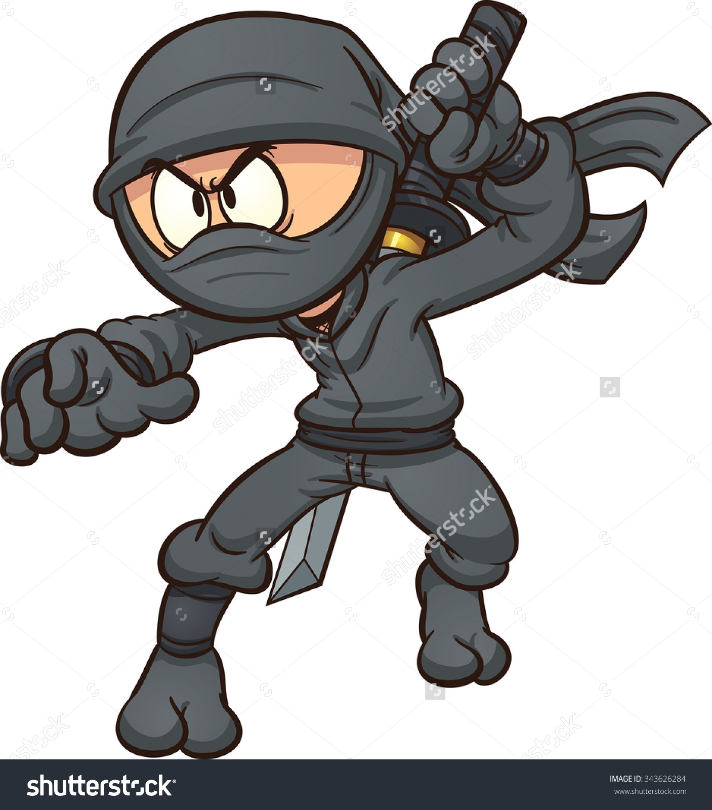 1407x1600 Ninja Cartoon Drawing Cartoon Ninja Drawing Katana Vector Clip