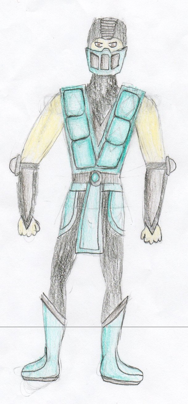 610x1309 Nitro The Ninja Drawing By Nitroactivestudios