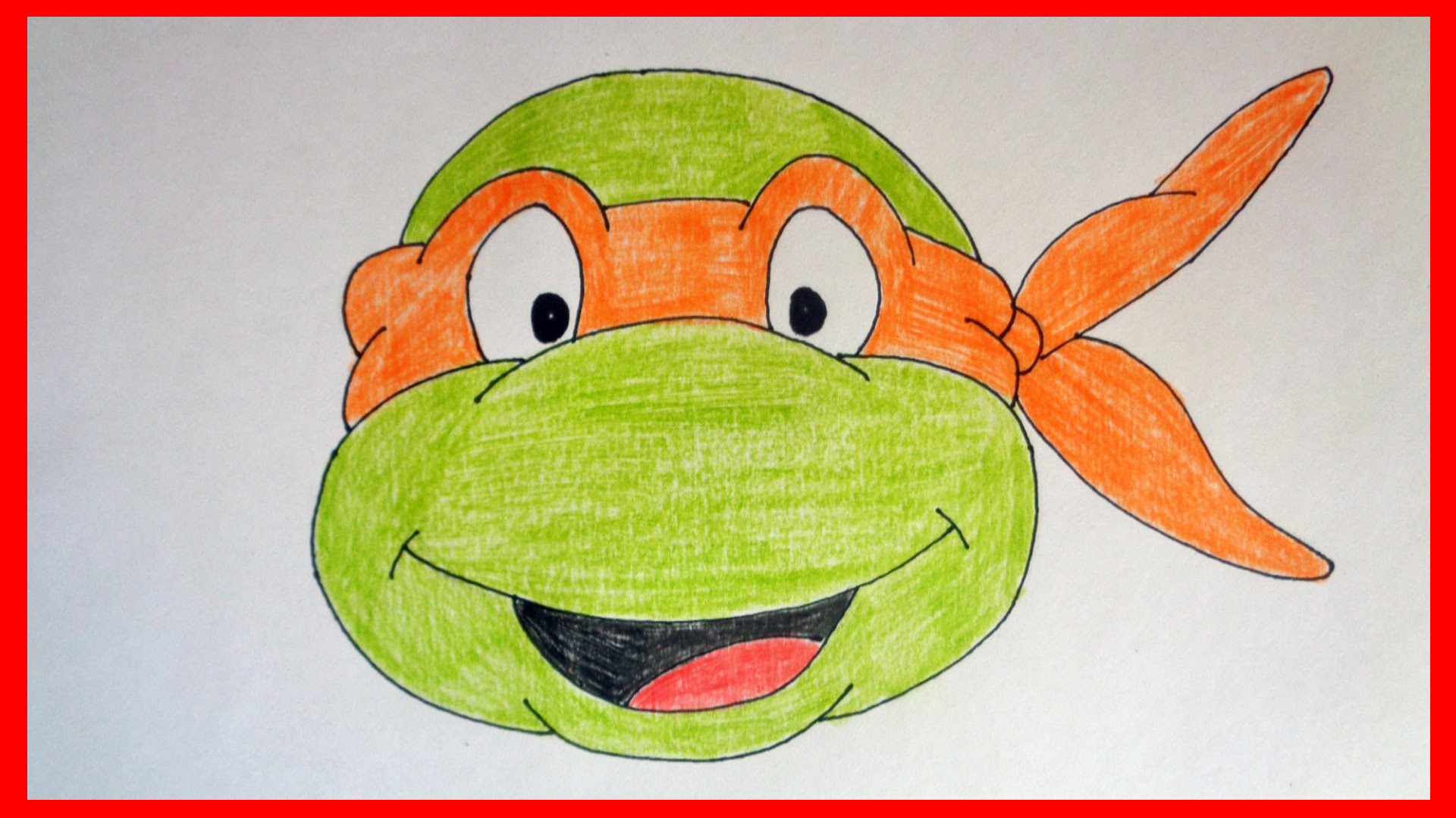 1920x1080 How To Draw Ninja Turtles 1987, Michelangelo Step By Step