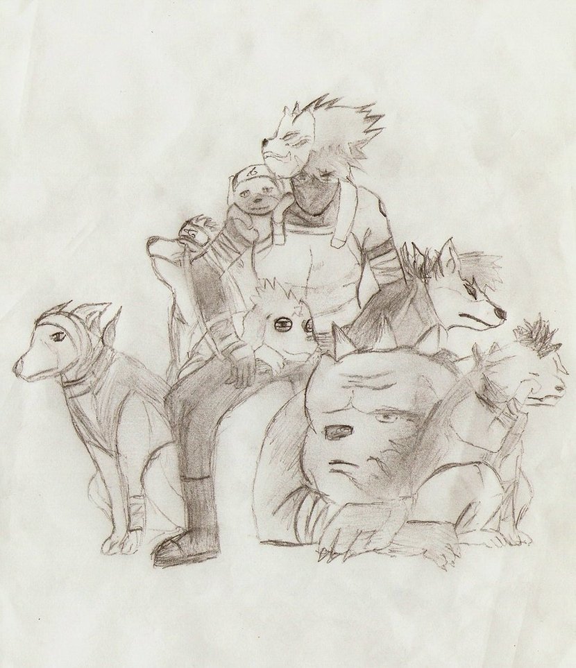 830x963 Ninja Hounds Pencil Sketch By Guineapiggin