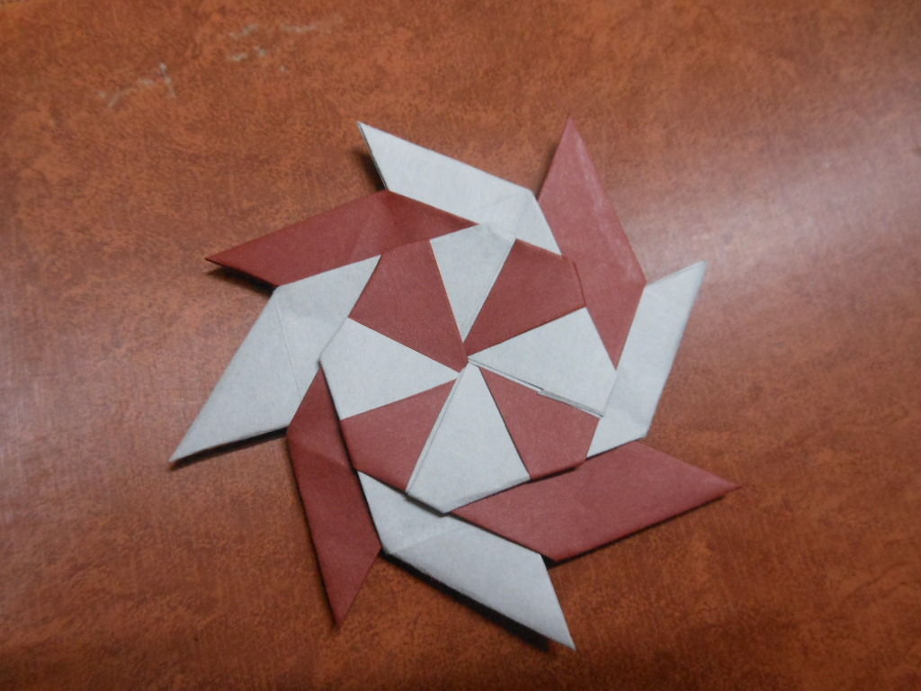 1024x768 How To Make Origami Transforming Ninja Star 11 Steps