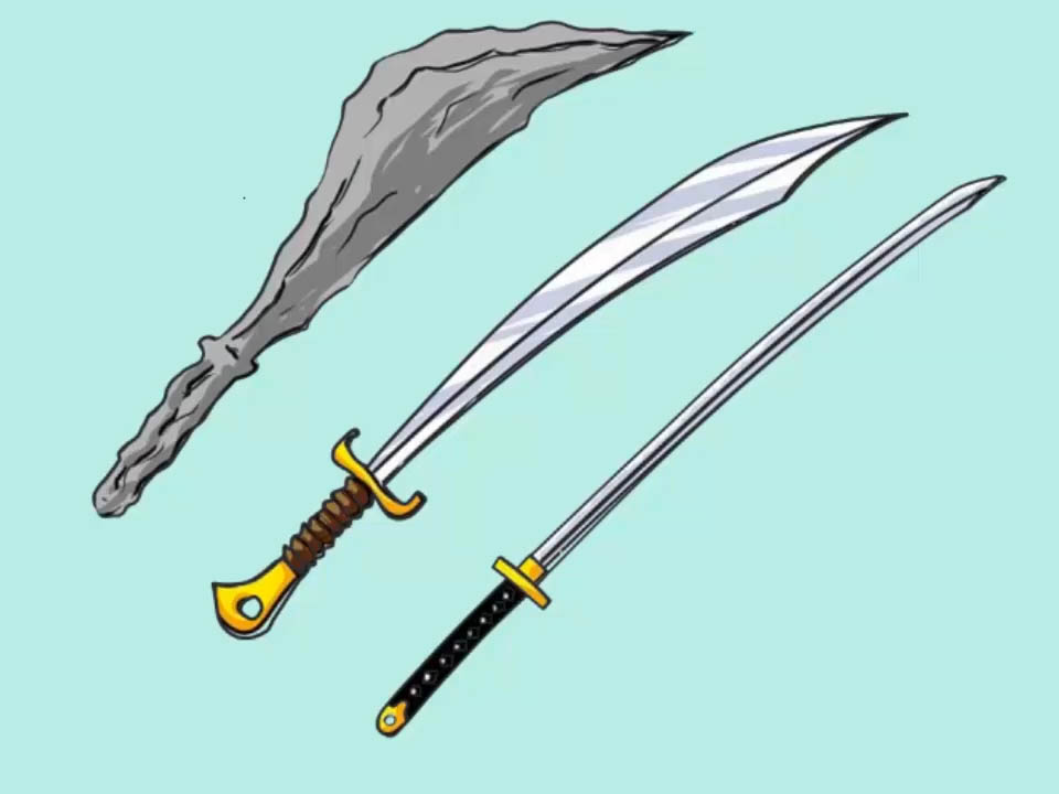 960x720 How To Draw A Sword 12 Steps (With Pictures)