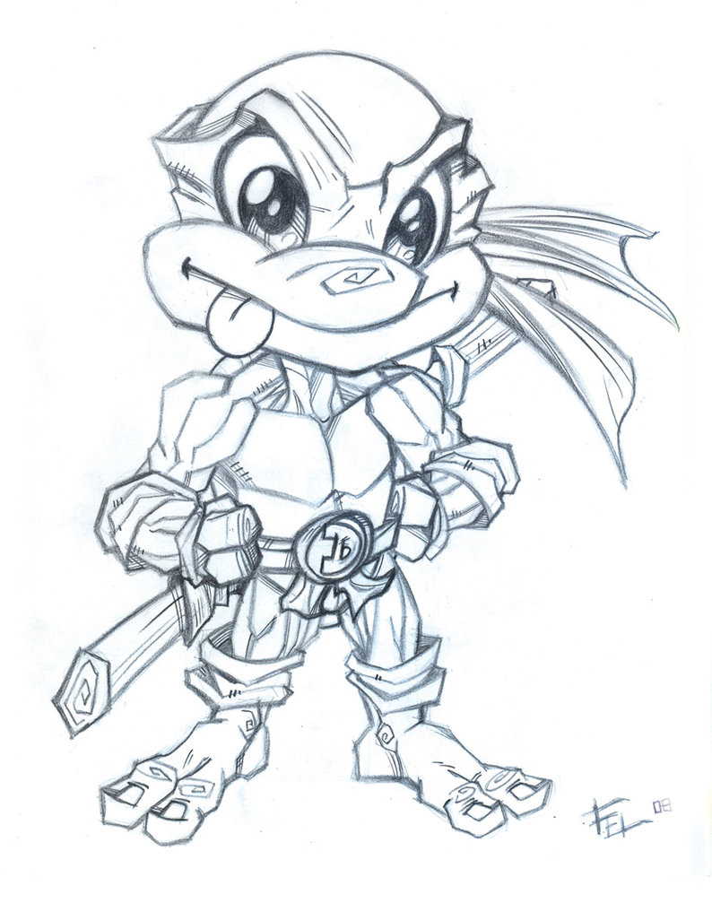 794x1007 Ninja Turtles By Felipe Rodrigues