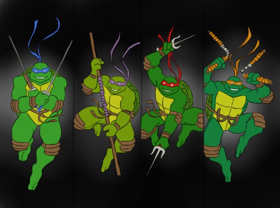 570x424 Teenage Mutant Ninja Turtles (2003) Drawing~ By N0rvv3g14n G1rl