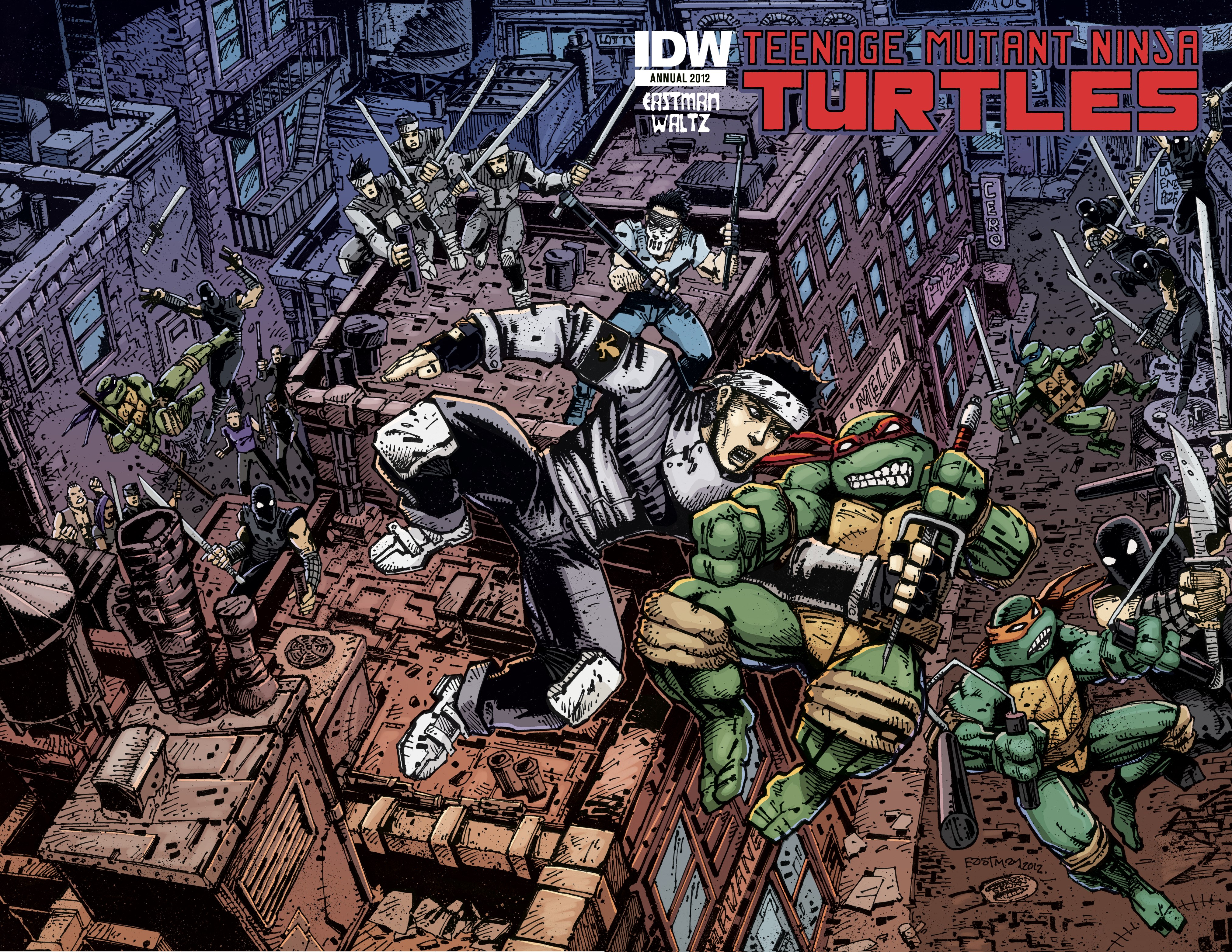 4050x3131 Eastman To Write And Draw Tmnt Annual 2012