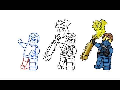 480x360 How To Draw Jay From Lego Ninjago