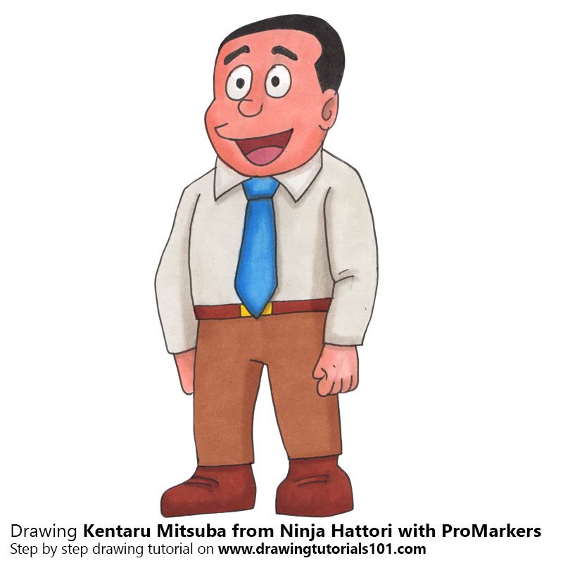 800x800 Kentaru Mitsuba From Ninja Hattori With Promarkers [Speed Drawing