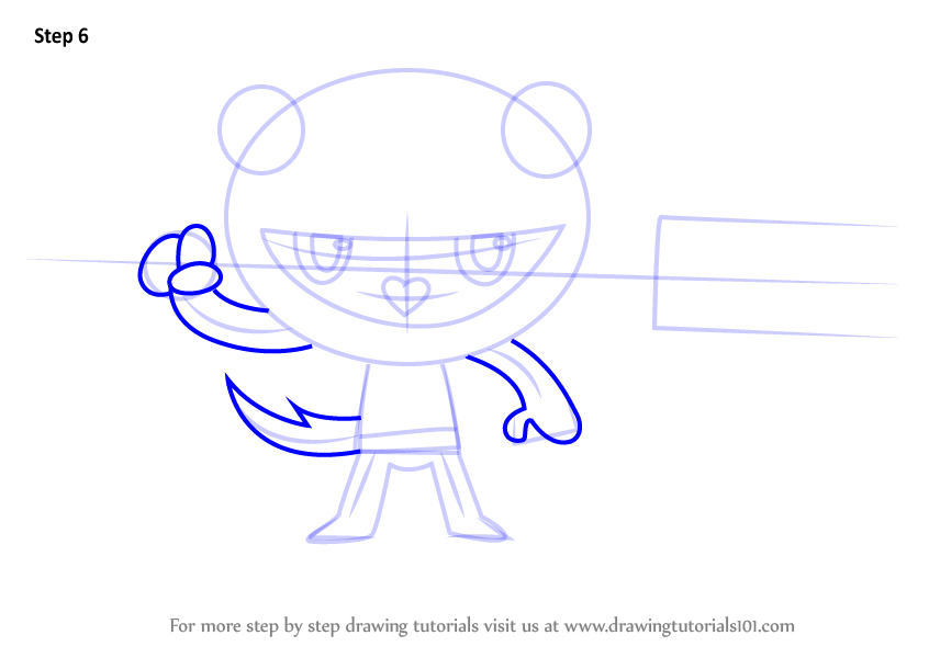 846x600 Learn How To Draw Tree Ninjas From Happy Tree Friends (Happy Tree