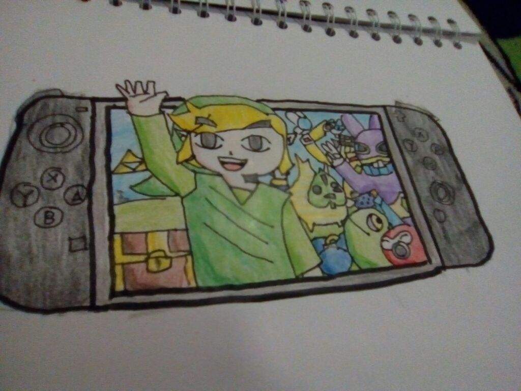 1024x768 The Nintendo Switch Drawing Zelda Amino