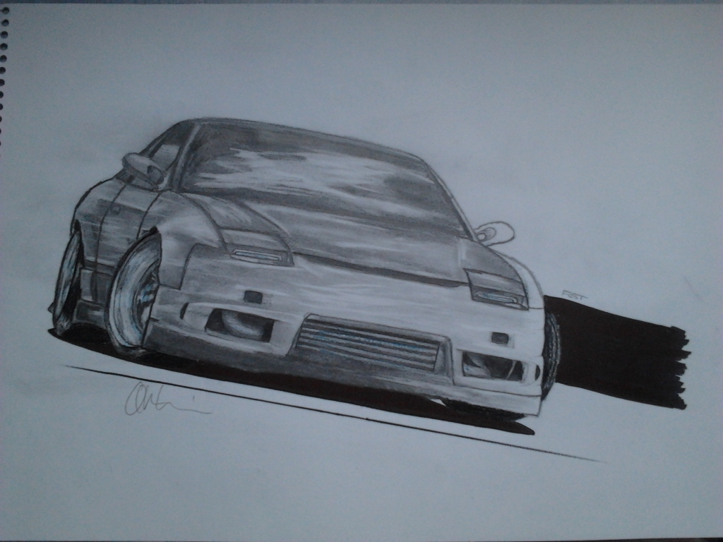 1024x768 Nissan 240sx By Gabetune