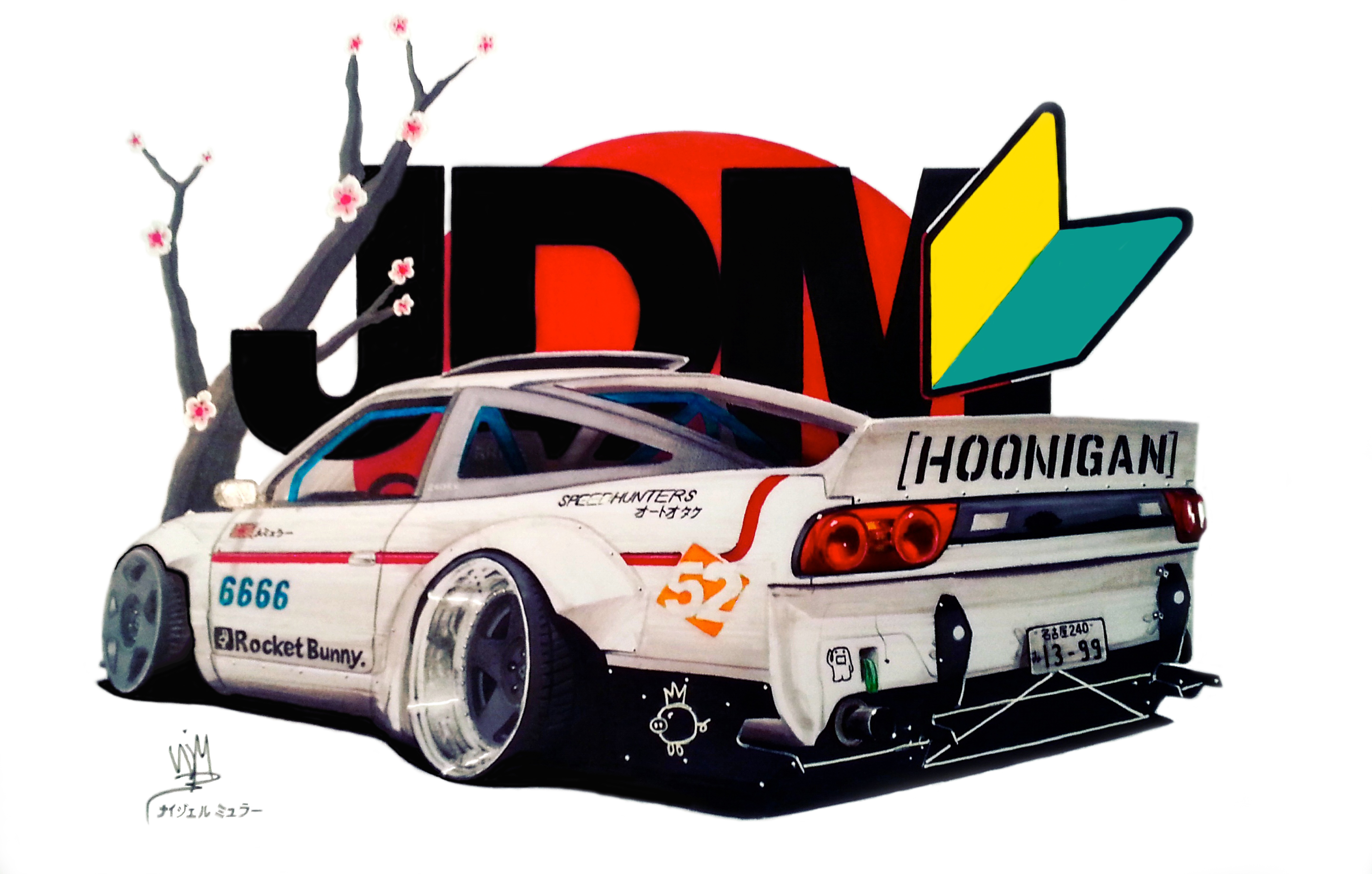 2882x1836 Nissan 240sx Rb Drawing