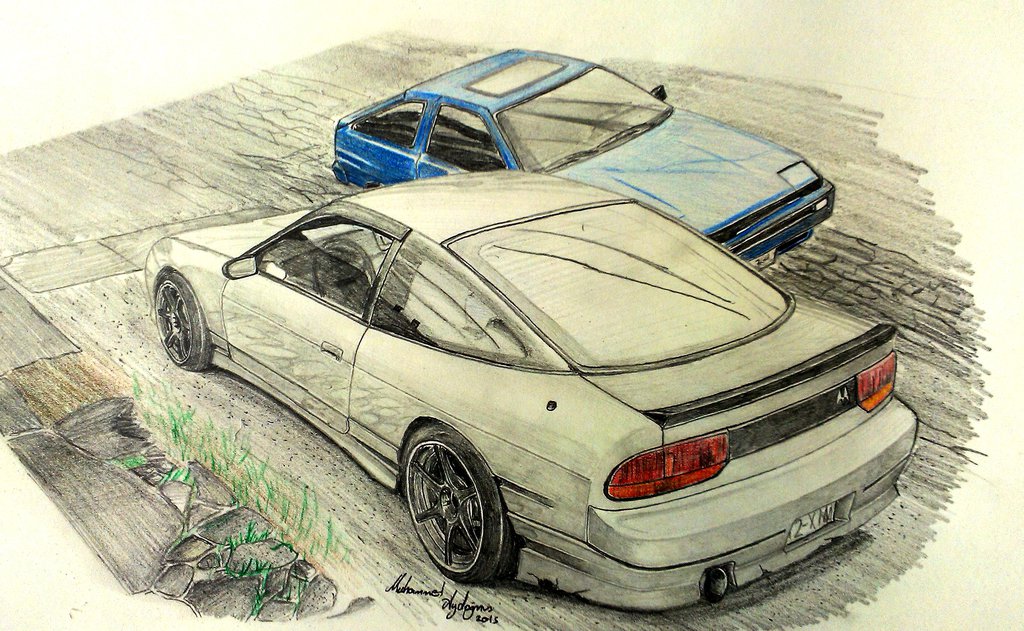 1024x631 Nissan 240sx Vs Toyota Ae86 By Cptsky