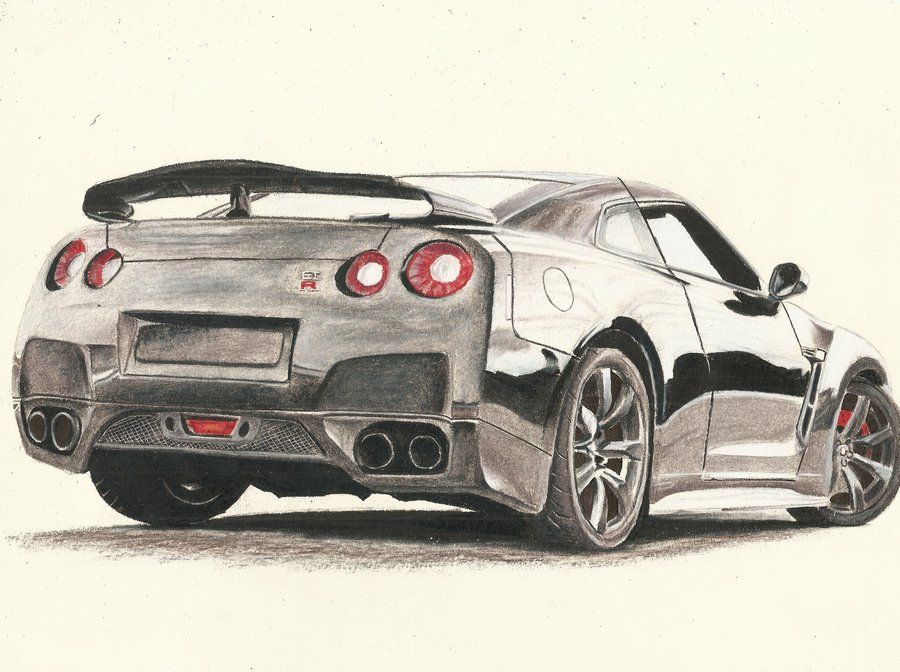 900x672 Draw Nissan Gtr How To Draw Nissan Skyline Step By Step Image