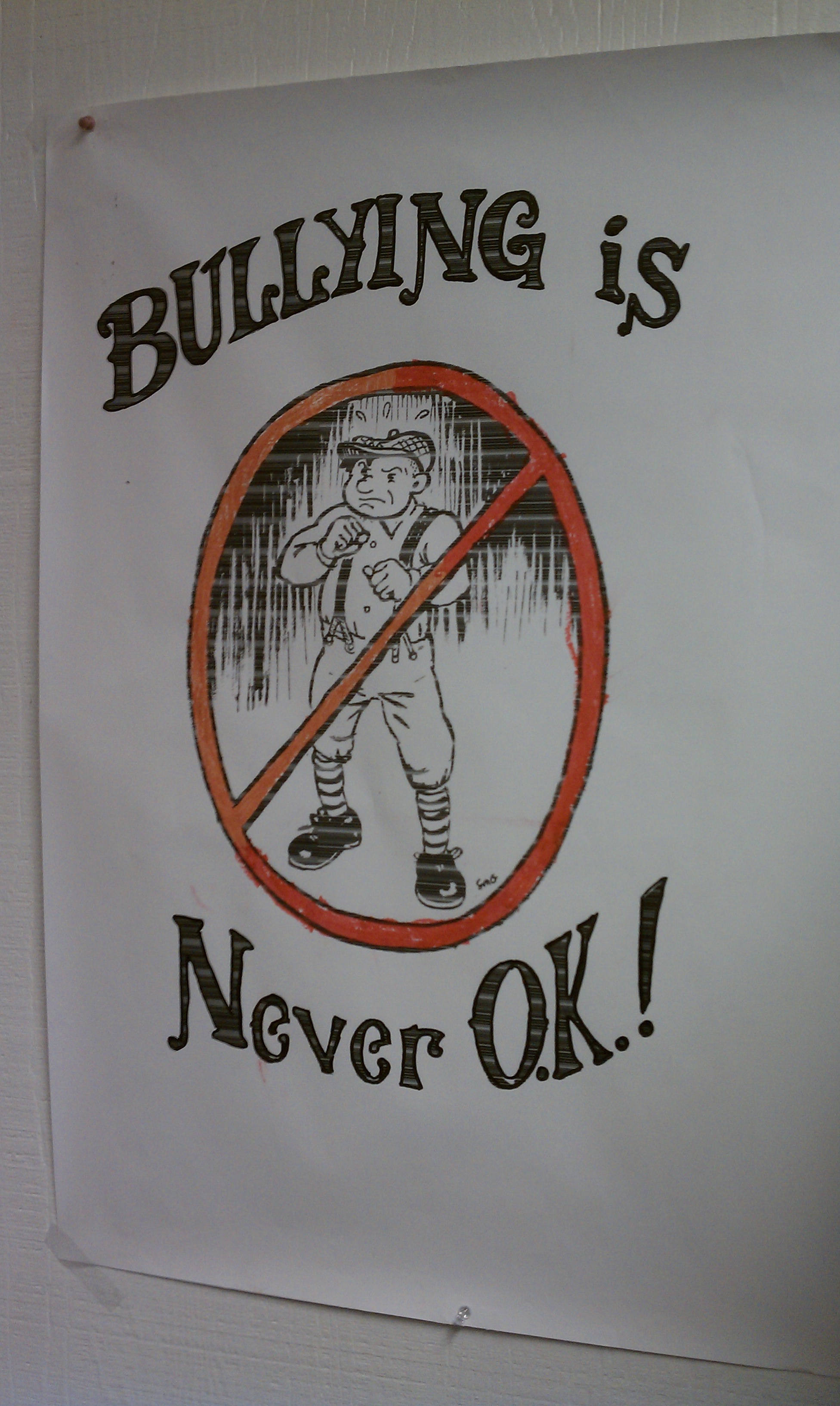 Stop Bullying Poster Drawing Easy - Take Action To Stop Cyberbullying ...