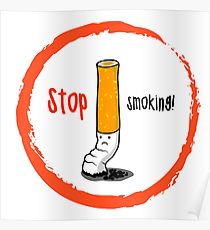 210x230 No Smoking Drawing Posters Redbubble