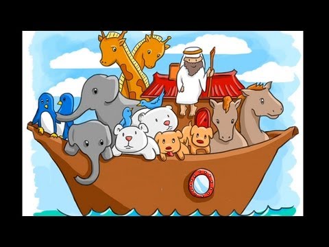 480x360 Noahs Ark Cartoon Drawing Speed Painting