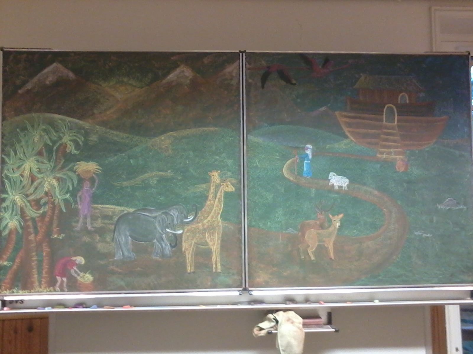 1600x1200 Waldorf Third Grade Noah's Ark Drawing C3