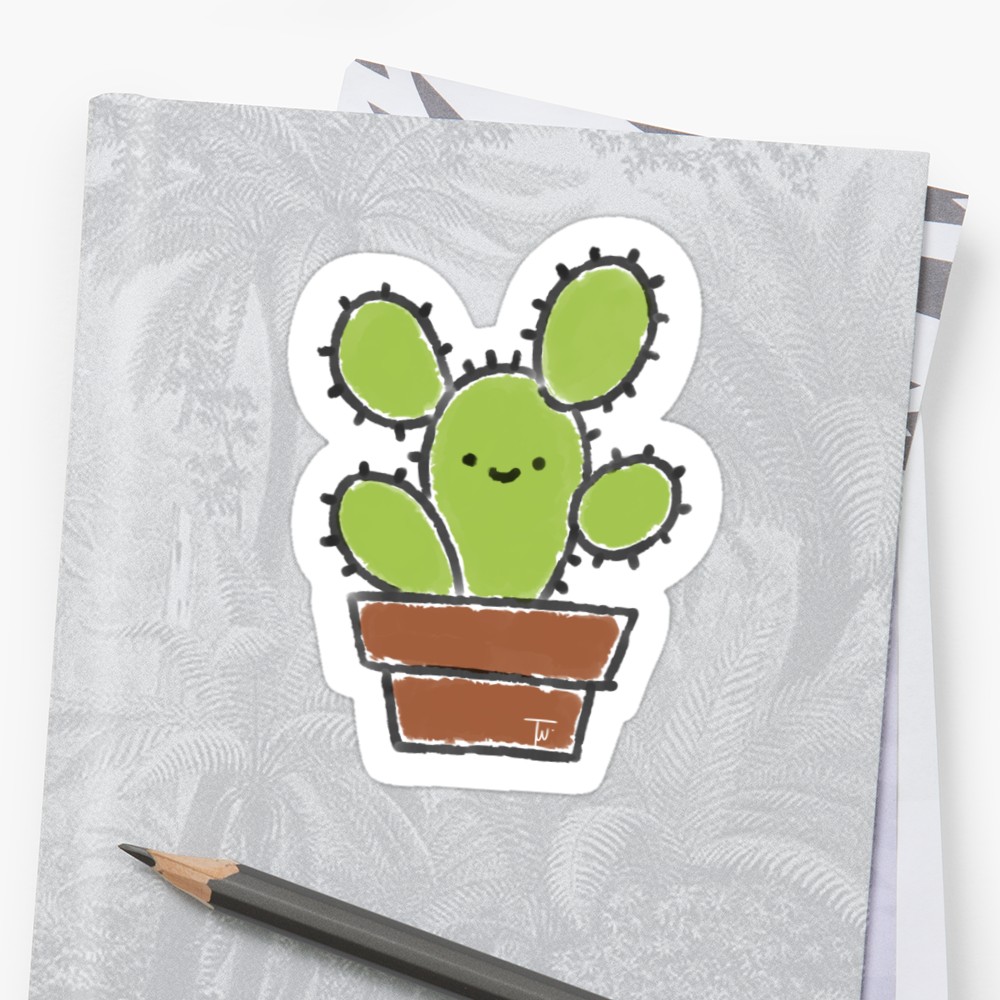 1000x1000 Nopal Stickers By Tinyworld96 Redbubble