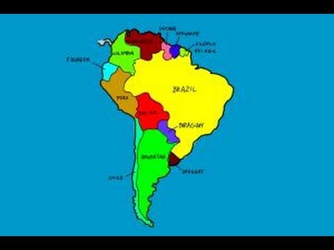 480x360 How To Draw South America