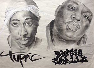 300x218 Notorious Big Drawings Fine Art America
