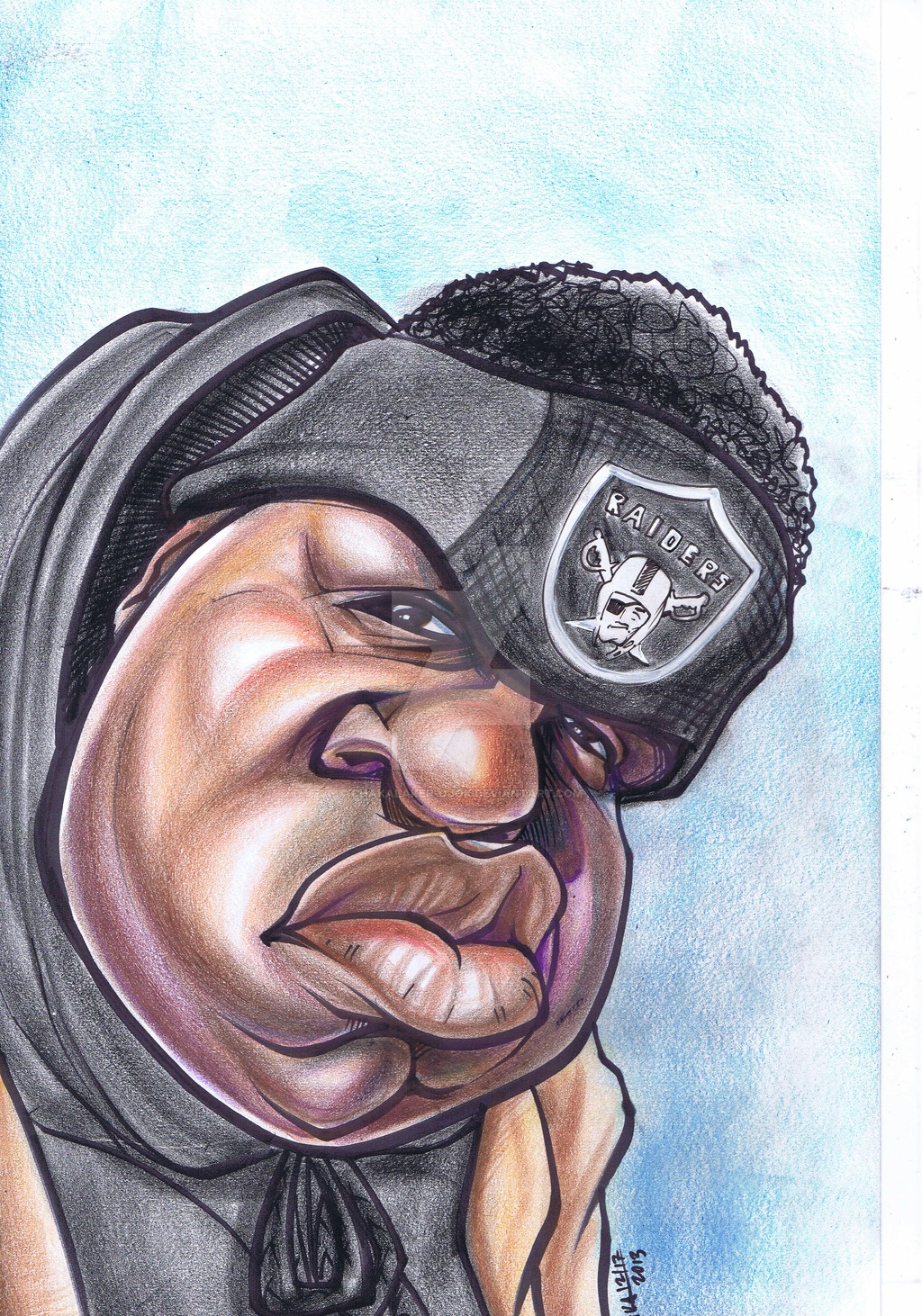 1024x1462 The Notorious B.i.g [Caricature] By Chakalaker Ojok