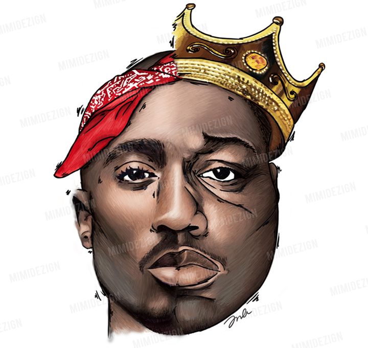 720x681 Tupac Shakur Amp Notorious B.i.g. Art
