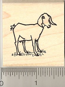 220x293 Goat Rubber Stamps