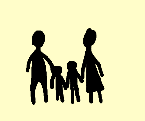 300x250 Echo Noir (The Nuclear Family) (Drawing By Wdnbrn)