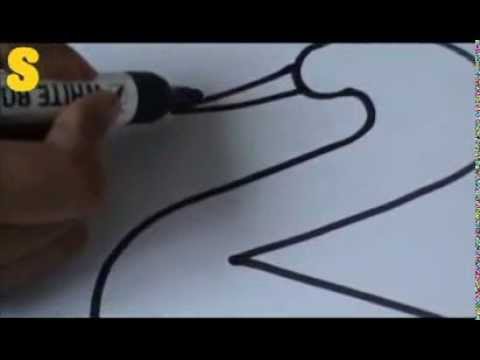 480x360 How To Draw A Duck With The Help Of Number 2