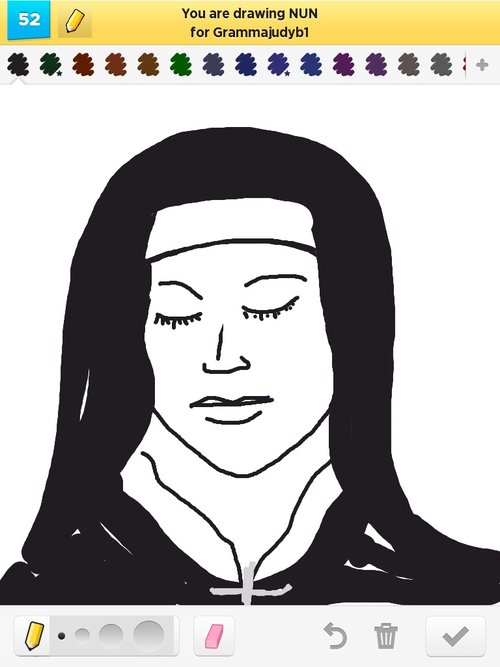 500x667 Nun Drawings