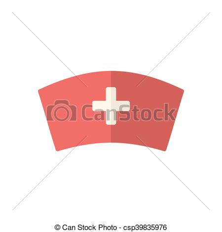 450x470 Nurse Cap Icon. Nurse Cap, Modern Flat Icon Vectors Illustration