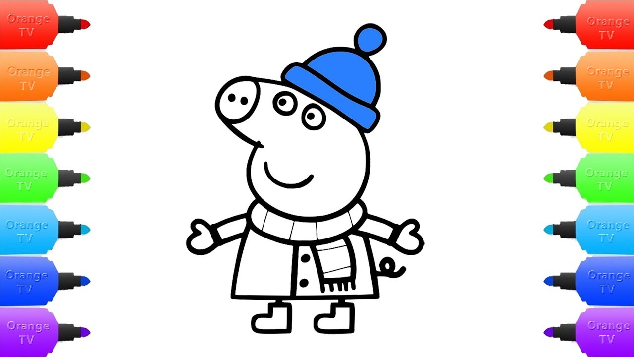 1280x720 Peppa Pig Snowy Winter