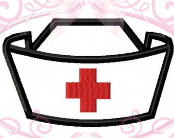 340x270 Nurse Hat Applique Etsy