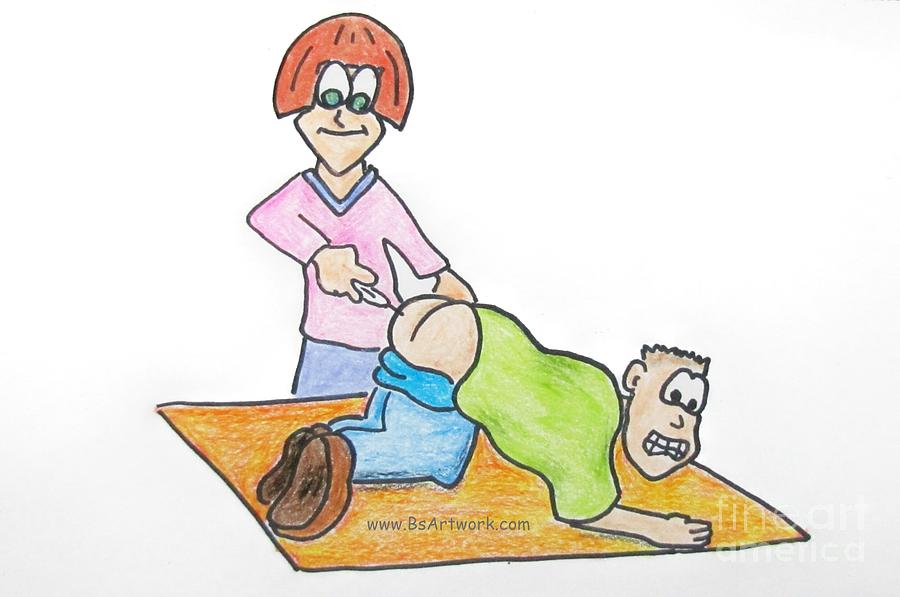 900x597 With Needle Drawing By Bruce Semon