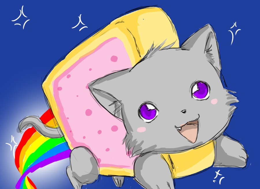 900x655 Nyan Cat By Sakura Rose12