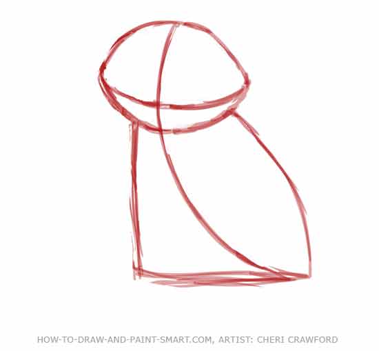 550x509 How To Draw A Cat