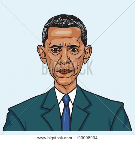 450x470 Barack Obama Vector Caricature Vector Amp Photo Bigstock
