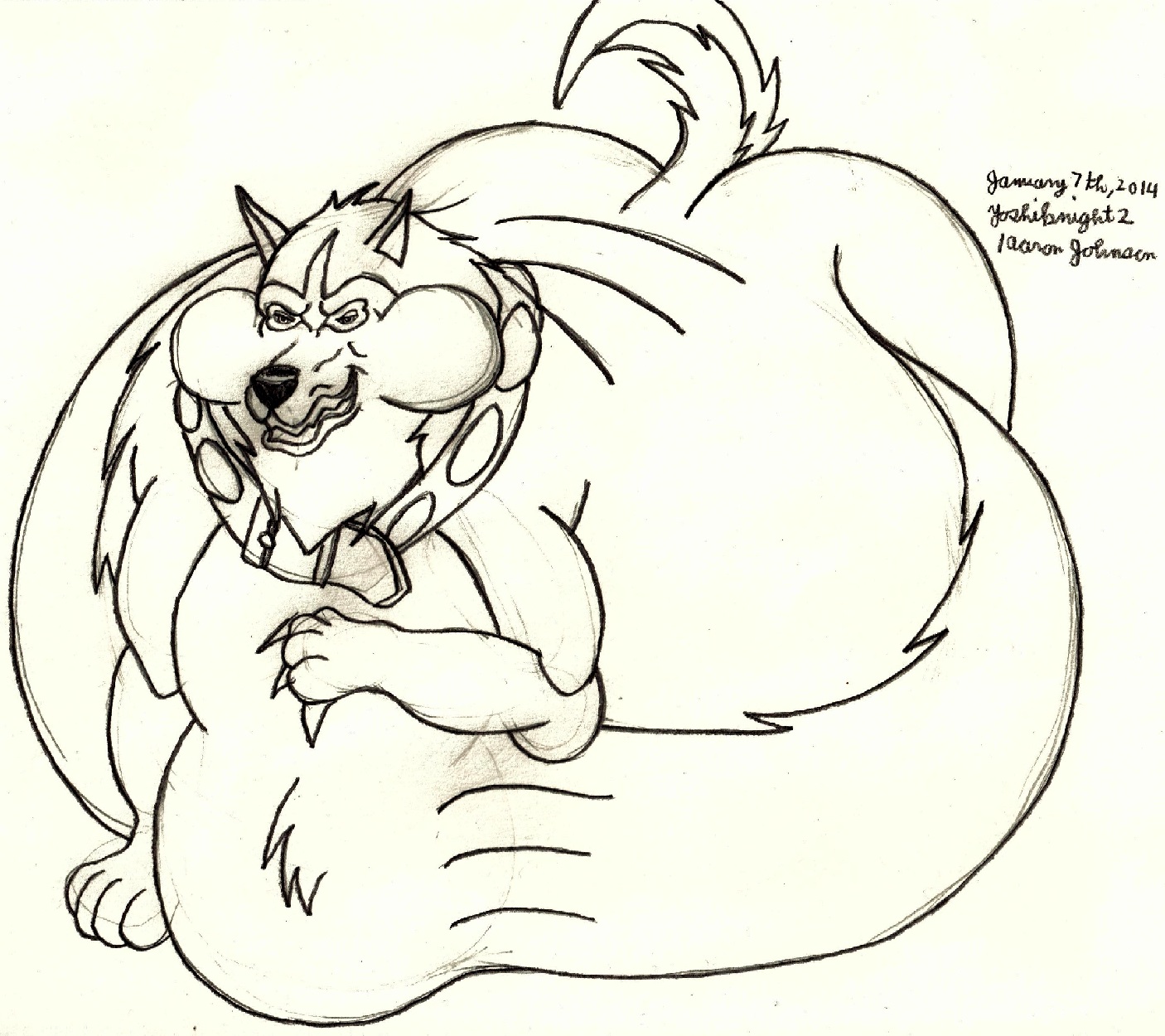 1406x1250 Sexy Obese Steele (Balto) Weasyl