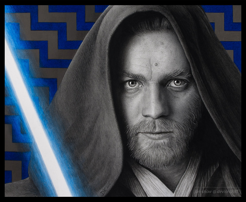 Obi Wan Kenobi Drawing at GetDrawings | Free download