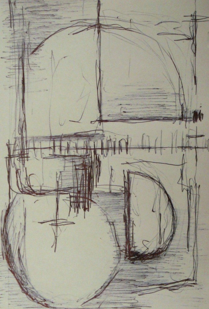 693x1024 Non Objective Drawing