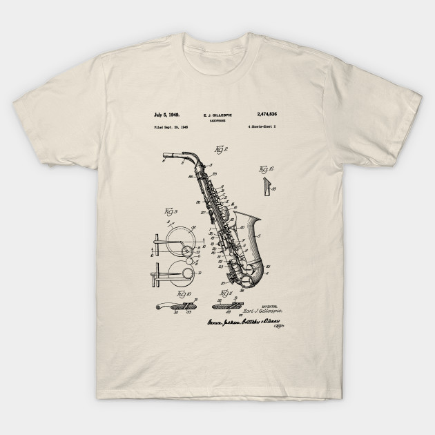 630x630 Saxophone Patent Drawing 1949