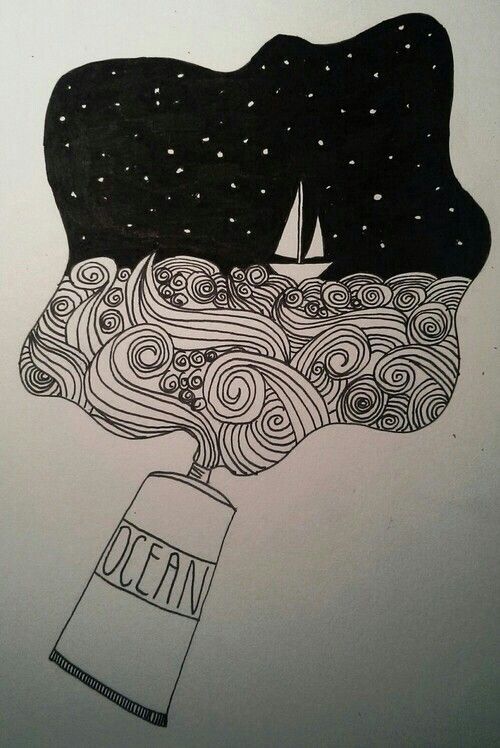 500x748 Ocean Drawing Book Project Ocean Drawing, Ocean